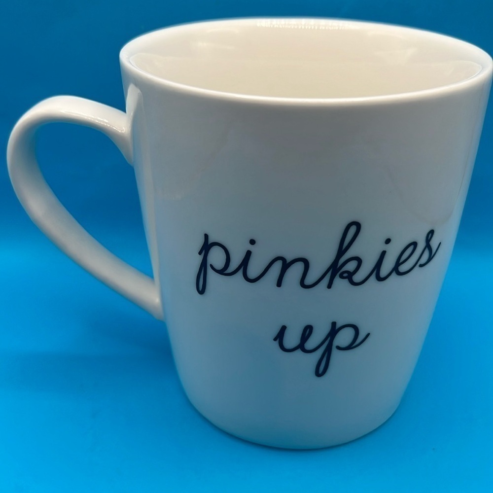 4/$20 Chapters Indigo Pinkies Up Mug- black and white
